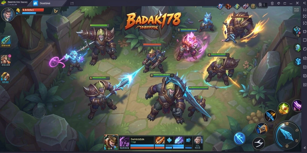 Tampilan dinamis gameplay BADAK178 yang seru dan menegangkan.
