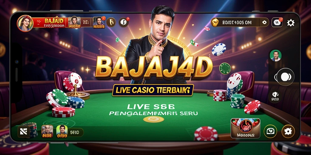 Tampilan gameplay Live Casino yang menakjubkan di BAJAJ4D.
