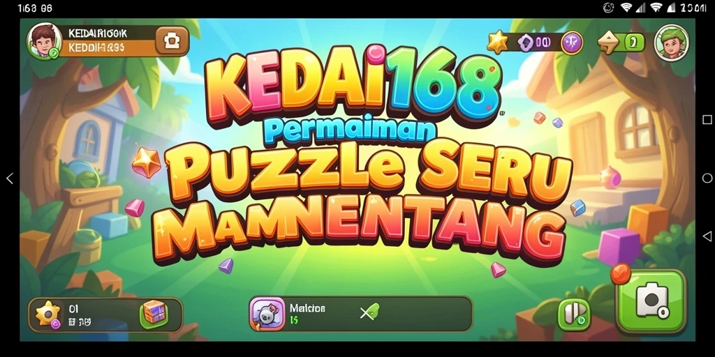 Tampilan gameplay KEDAI168 yang menarik dan penuh warna.