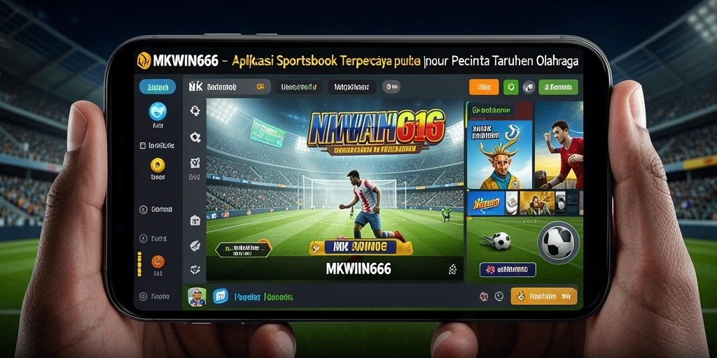 Screenshot utama MKWIN666 menampilkan antarmuka taruhan olahraga yang menarik.