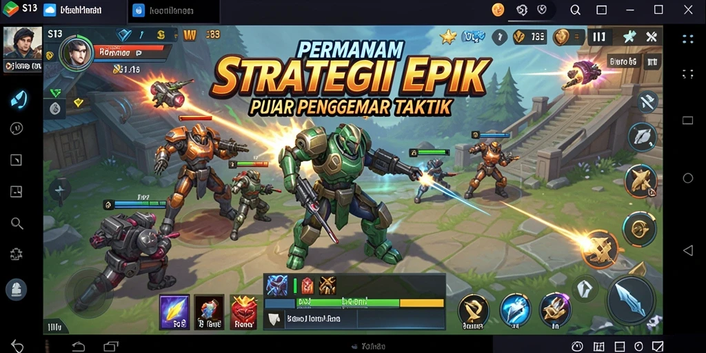 Gameplay S13 yang strategis dan mendebarkan.