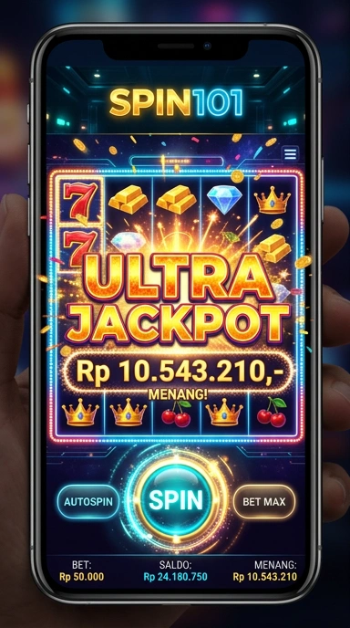 Tampilan utama aplikasi spin101 dengan berbagai pilihan aplikasi.